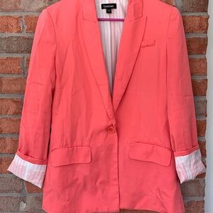 Bebe coral blazer